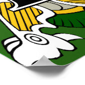 Boyle Celtic Dragon Poster Print (Ecke)