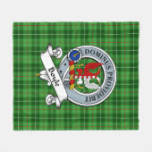 Boyle Clan Abzeichen Tartan Kariert Fleecedecke (Vorderseite (Horizontal))
