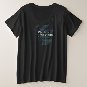 Boyle Clan Abzeichen und Tartan Women Große Größe T-Shirt