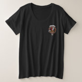 Boyle Clan Abzeichen und Tartan Women Große Größe T-Shirt (Design vorne)