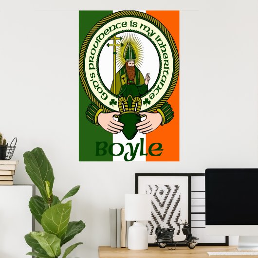 Boyle Clan Motto Poster Print (Heimbüro)