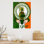 Boyle Clan Motto Poster Print (Küche)