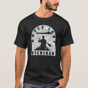 Boyle Lake Canoeing Michigan T-Shirt