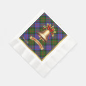 Boyle Personalisiert Tartan Christmas Serviette (Ecke)