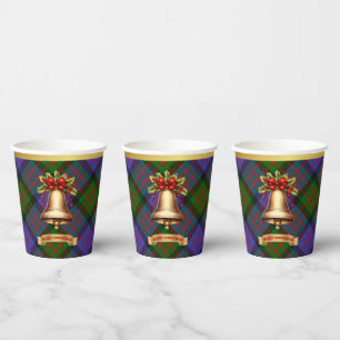 Boyle Personalisiertes Tartan-Weihnachten Pappbecher