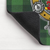 Boyle Tartan & Abzeichen Mousepad (Ecke)