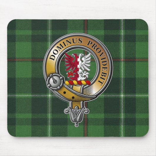 Boyle Tartan & Abzeichen Mousepad (Vorne)