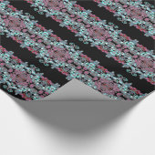 Boylenta Baroque Gemustert Stripte Beauty Geschenkpapier (Ecke)