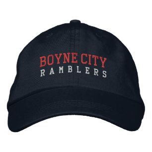 Boyne City High School bestickte Baseballhut Baseballkappe