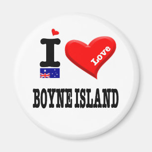 BOYNE ISLAND - I Liebe Magnet
