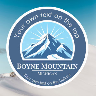 Boyne Mountain Michigan Ski Mountain Wandern Aufkleber
