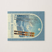 Boyne Mountain Michigan Ski-Urlaub Spiel Puzzle (Horizontal)