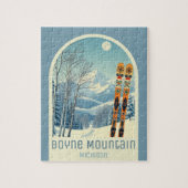 Boyne Mountain Michigan ski vacation game Puzzle (Vertikal)
