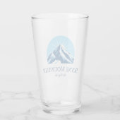 Boyne Mountain Michigan Skiurlaub Bier Glas (Rückseite)