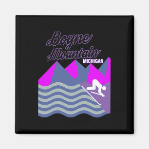 Boyne Mountain Michigan Usa Ski Resort Snowboardin Magnet