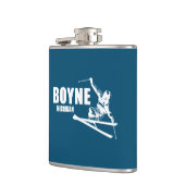 Boyne Mountain Resort Michigan Skier Flachmann (Links)