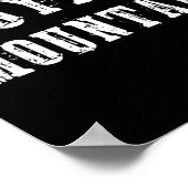 Boyne Mountain Rustic Bold Artisan Grungy Ski Skie Poster (Ecke)