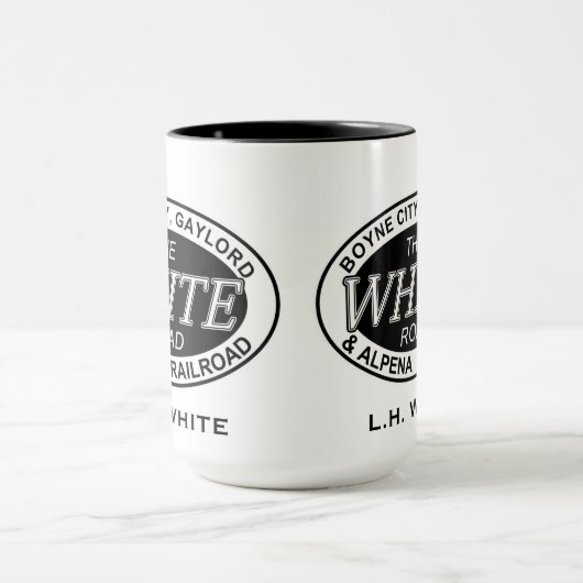 Boyne Stadt-Eisenbahn-Tasse (BCG&A) Tasse (Zentrum)