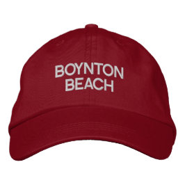 Boynton Beach Florida bestickt Baseballhut Bestickte Baseballkappe