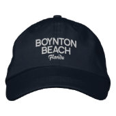 Boynton Beach Florida bestickt Baseballhut Bestickte Baseballkappe (Vorderseite)