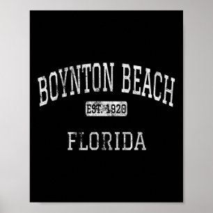 Boynton Beach Florida Fl Vintag Poster