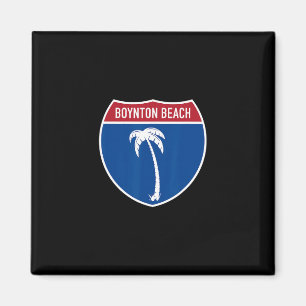 Boynton Beach Florida Interstate Highway Urlaub Magnet