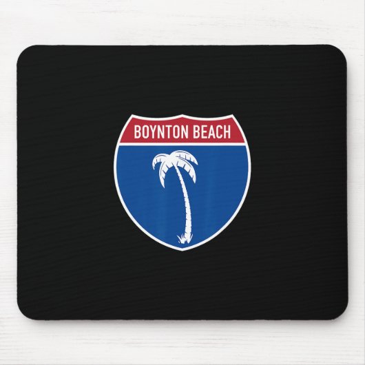 Boynton Beach Florida Interstate Highway Urlaub Mousepad (Vorne)