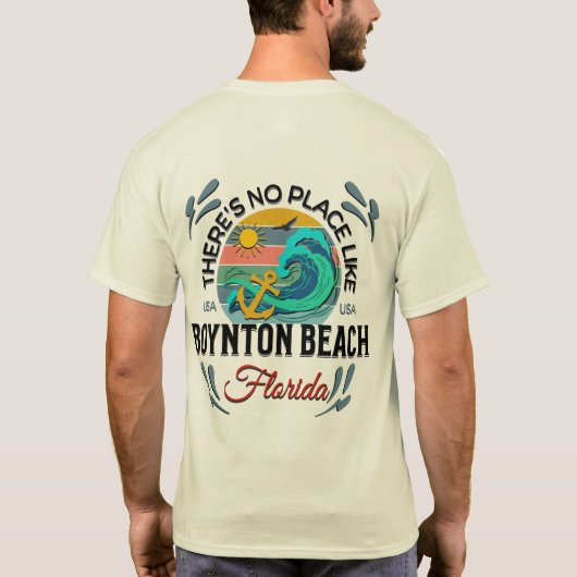 Boynton Beach, Florida T-Shirt (Rückseite)
