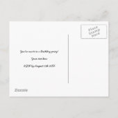 Boys 1. Geburtstag Bau Müllwagen Postkarten (Rückseite)