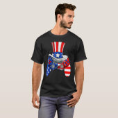 Boys 4th Of July Video Game American Flag Uncle Sa T-Shirt (Vorne ganz)