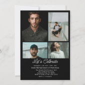 Boys Abschluss Einladungsklasse 2025 Einladung (Rückseite)