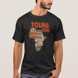 Boys African AtReifen Kente Print Little Kids Youn T-Shirt