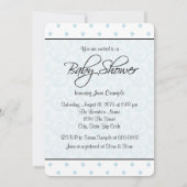 Boys Afro American Baby Shooter Einladung (Rückseite)