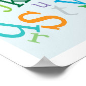 Boys Alphabet Poster (Ecke)