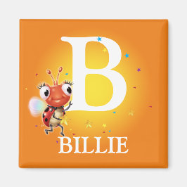 Boys anfänglicher Ladybug-Kühlschrankmagnet Magnet