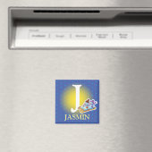 Boys anfänglicher Schneemänner, der Kühlschrankmag Magnet (In Situ (Geschirrspüler))