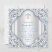 Boys Angel Baptisk Einladung (Rückseite)