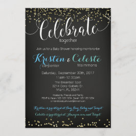 Boys Baby Dusche Einladung kombiniertes Party