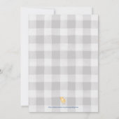 Boys Barnyard Erster Geburtstag Einladung (Rückseite)