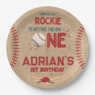 Boys Baseball 1. Geburtstag Pappteller