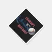 Boys Baseball Birthday Napkins Serviette (Ecke)