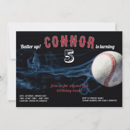 Boys Baseball Einladung zum Geburtstag