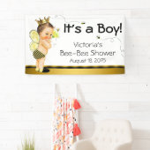 Boys Bee Baby Dusche Banner (Insitu)