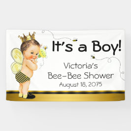 Boys Bee Baby Dusche Banner