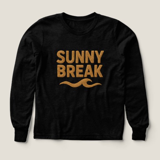 Boys Bella+Canvas Tri-blend Long Sleeve Shirt, Sol (Design Vorderseite)