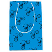 Boys Bike Pattern Mittlere Geschenktüte (Vorderseite)