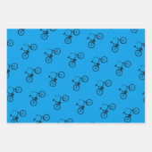 Boys Bike Pattern Personalisiert Geschenkpapier Set (Vorderseite)