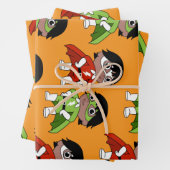 Boys Birthday Action Hero Geschenkpapier Set (Beispiel)