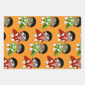 Boys Birthday Action Hero Geschenkpapier Set (Vorderseite)