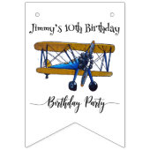 Boys birthday bunting banner (Erste Fahne)